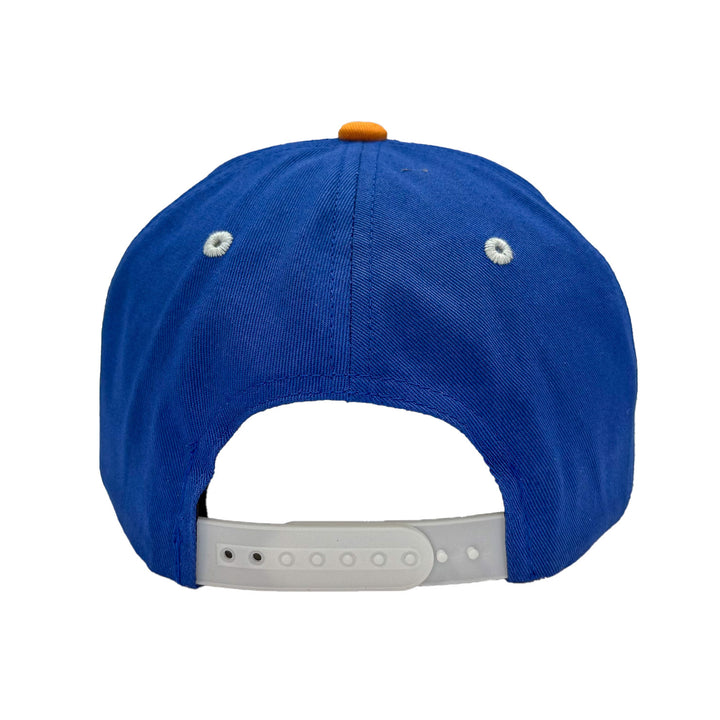 Edmonton Oilers Sport Design Sweden Blue Home Logo Flat Brim Snapback Hat