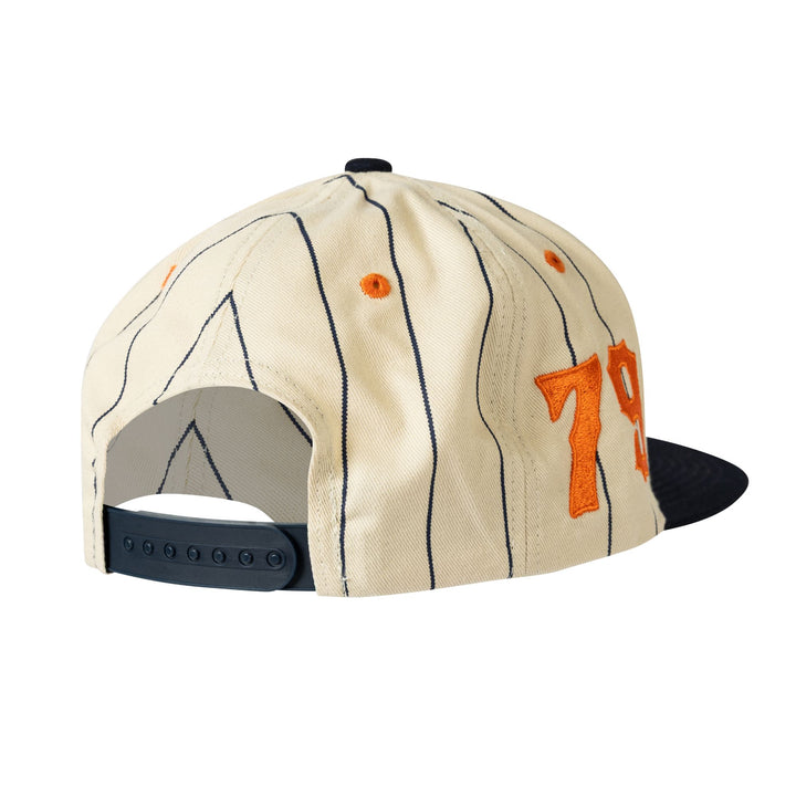 Edmonton Oilers Sport Design Sweden Cream Baseball Flat Brim Snapback Hat