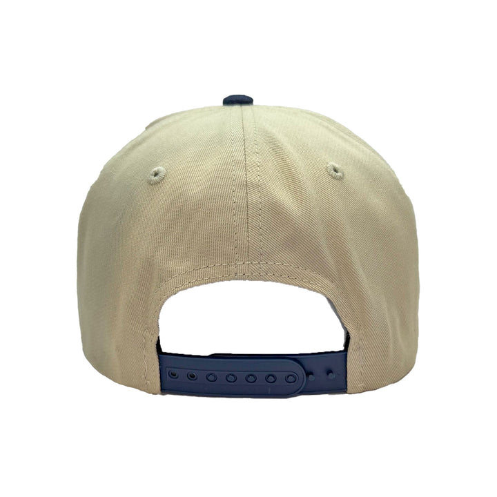 Edmonton Oilers Sport Design Sweden Cream Two Tone Flat Brim Snapback Hat