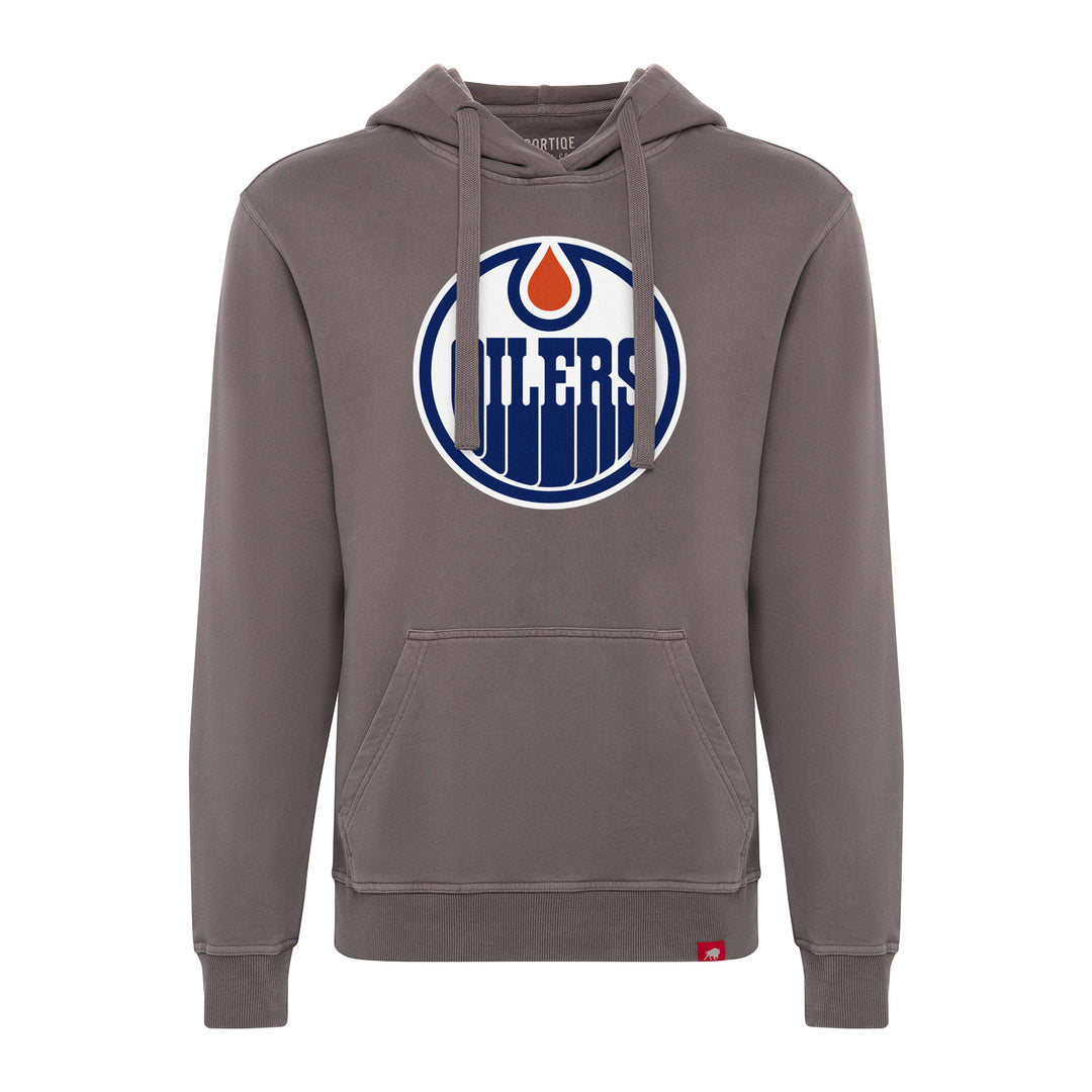 Edmonton Oilers Sportiqe Blake Grey Hoodie