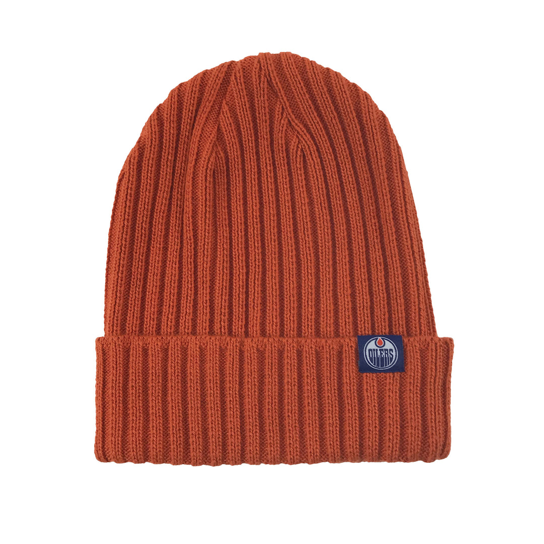 Edmonton Oilers Sportiqe Orange Ridge Toque/Beanie