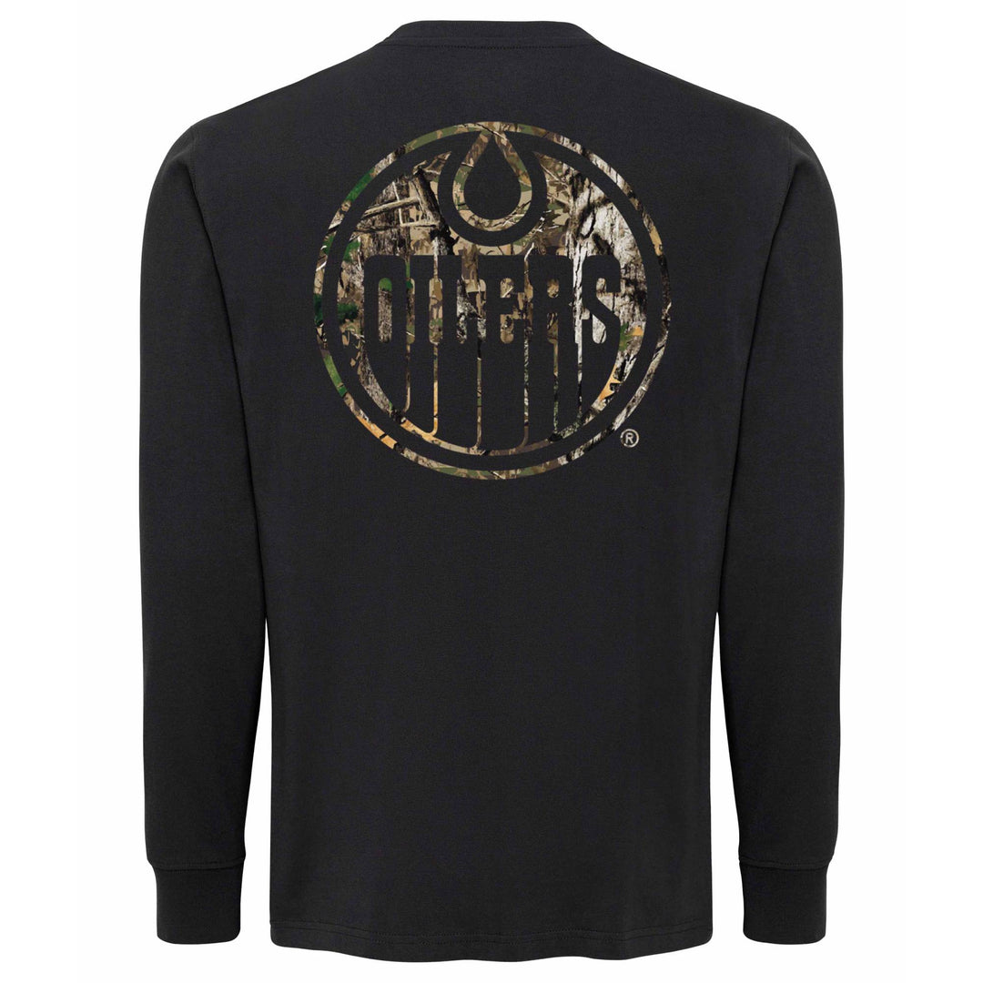 Edmonton Oilers Sportiqe Sherwood Boris Grey Long Sleeve T-Shirt
