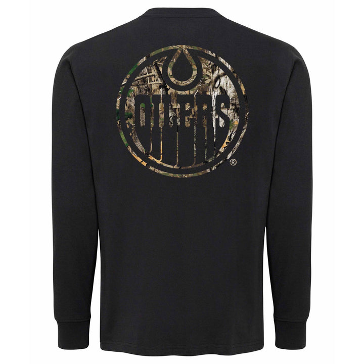 Edmonton Oilers Sportiqe Sherwood Boris Grey Long Sleeve T-Shirt