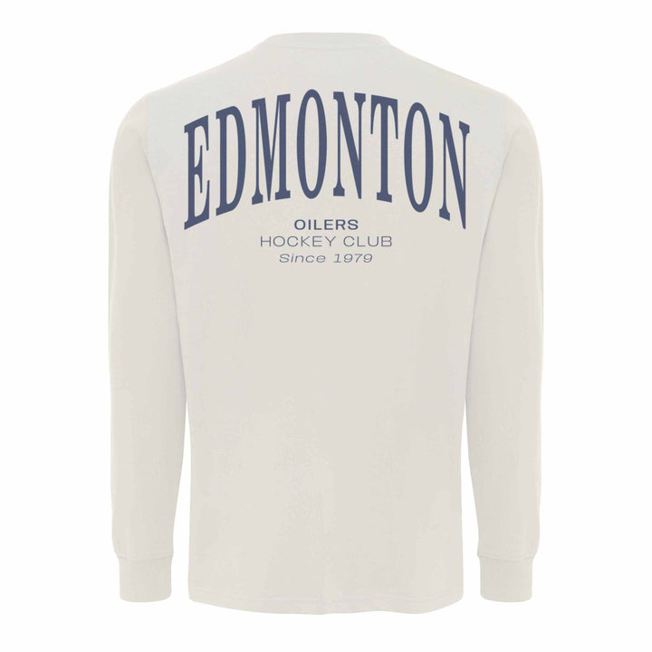 Edmonton Oilers Sportiqe Sherwood Rembank White Long Sleeve T-Shirt