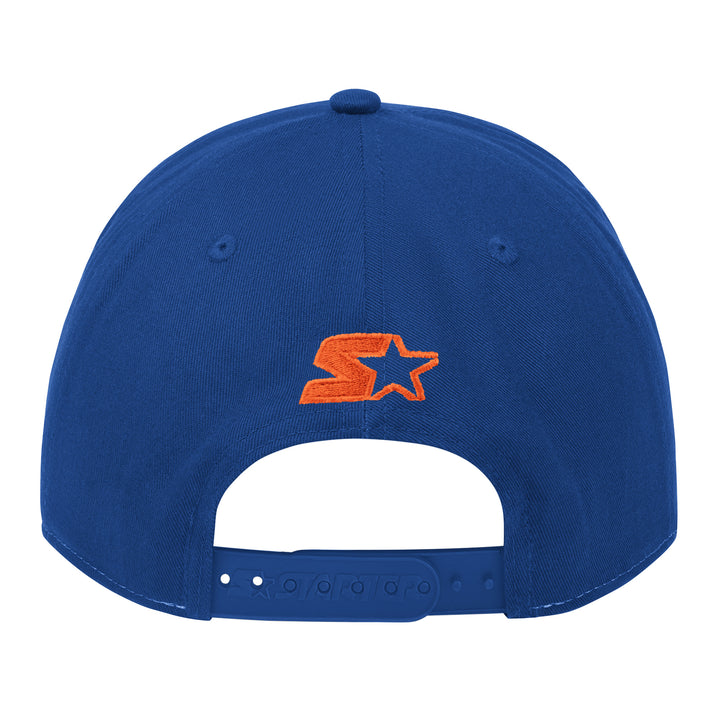 Edmonton Oilers Starter Blue Collision Classic Starfit Snapback Hat
