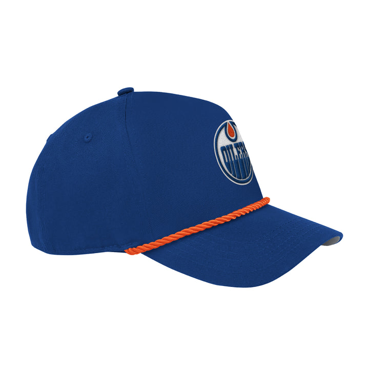 Edmonton Oilers Starter Blue Exclusive 5-Star Snapback Hat