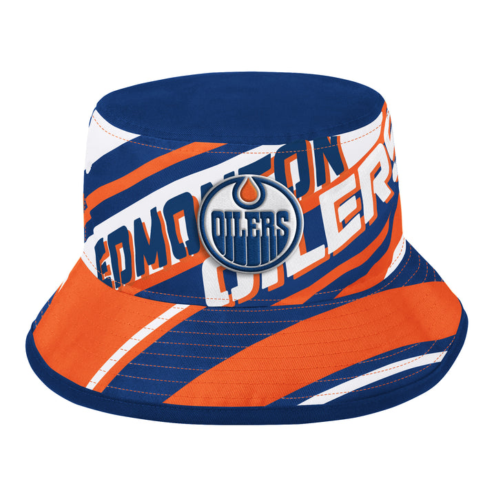 Edmonton Oilers Starter Blue Extreme Bucket Hat