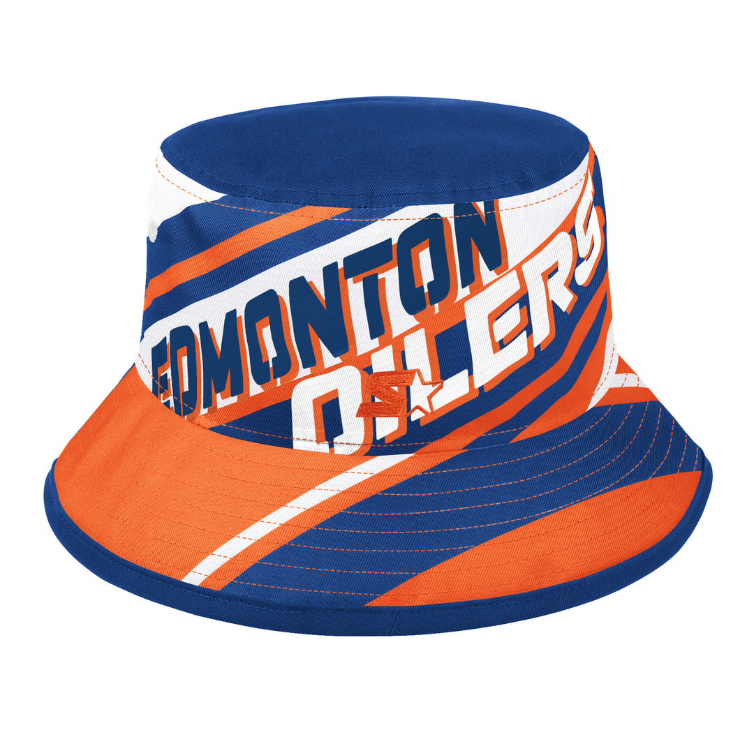Edmonton Oilers Starter Blue Extreme Bucket Hat