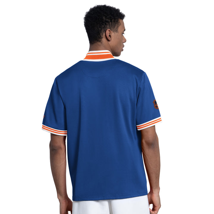 Edmonton Oilers Starter Blue Pitcher Fashion Jersey
