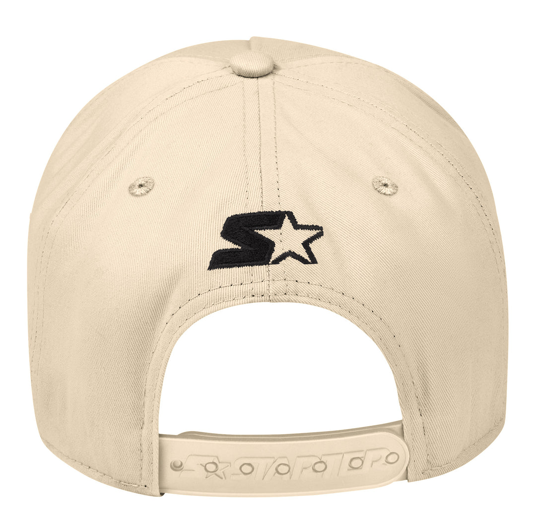 Edmonton Oilers Starter Cream Tonal 5-Star Snapback Hat