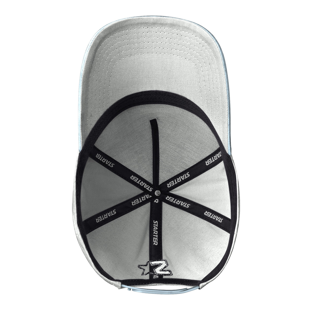 Edmonton Oilers Starter Grey & Blue Fashion 5-Star Starfit Snapback Hat