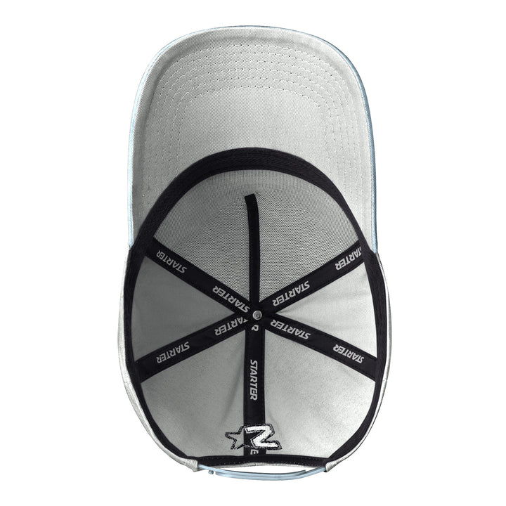 Edmonton Oilers Starter Grey & Blue Fashion 5-Star Starfit Snapback Hat