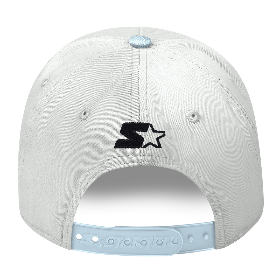 Edmonton Oilers Starter Grey & Blue Fashion 5-Star Starfit Snapback Hat