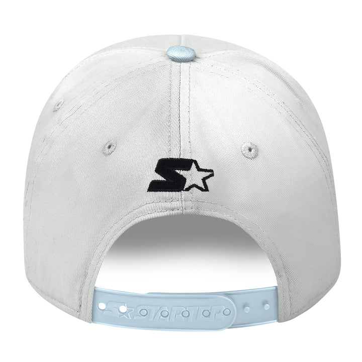 Edmonton Oilers Starter Grey & Blue Fashion 5-Star Starfit Snapback Hat
