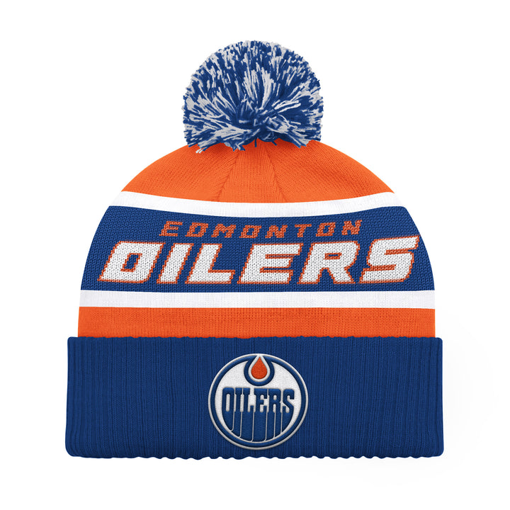 Edmonton Oilers Starter Orange Legacy Toque W/Pom