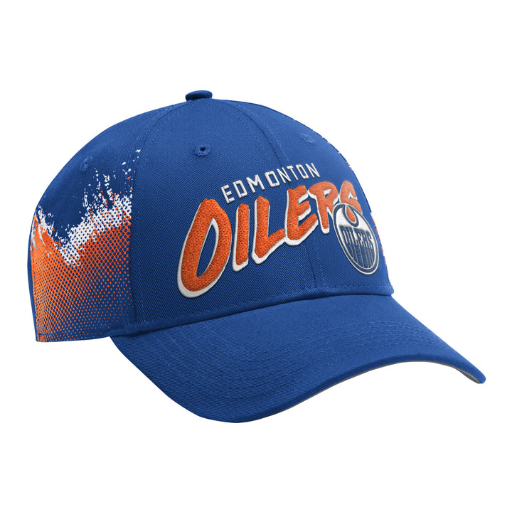 Edmonton Oilers Starter Royal Splash Starfit Snapback Hat