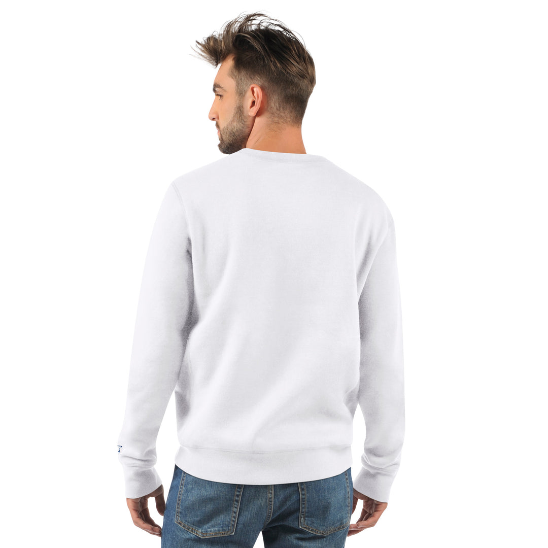 Edmonton Oilers Starter White Alternate Logo Crewneck Sweatshirt