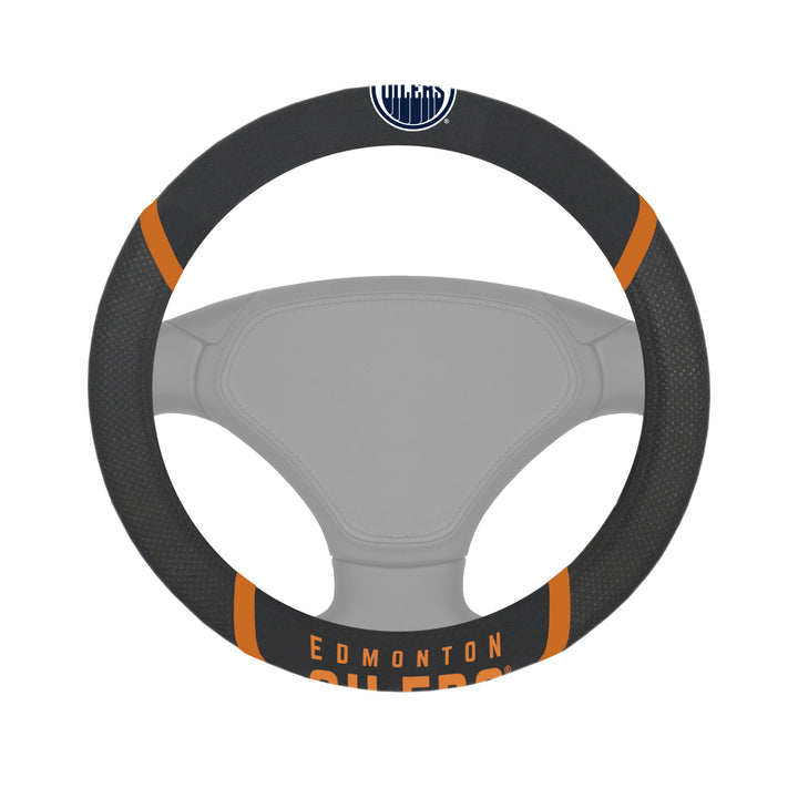 Edmonton Oilers Embroidered Steering Wheel Cover