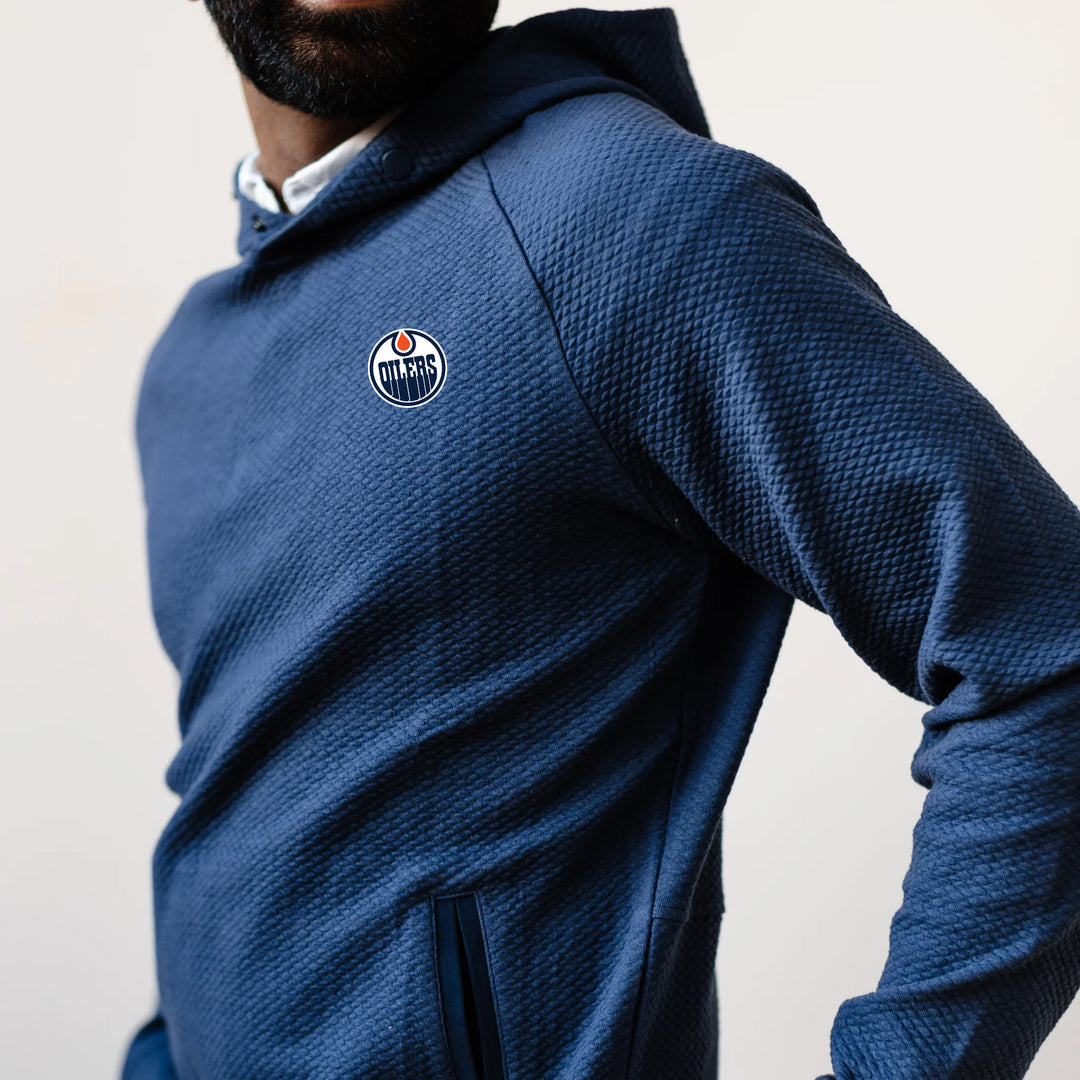 Edmonton Oilers Swannies Golf Camden Navy Hoodie