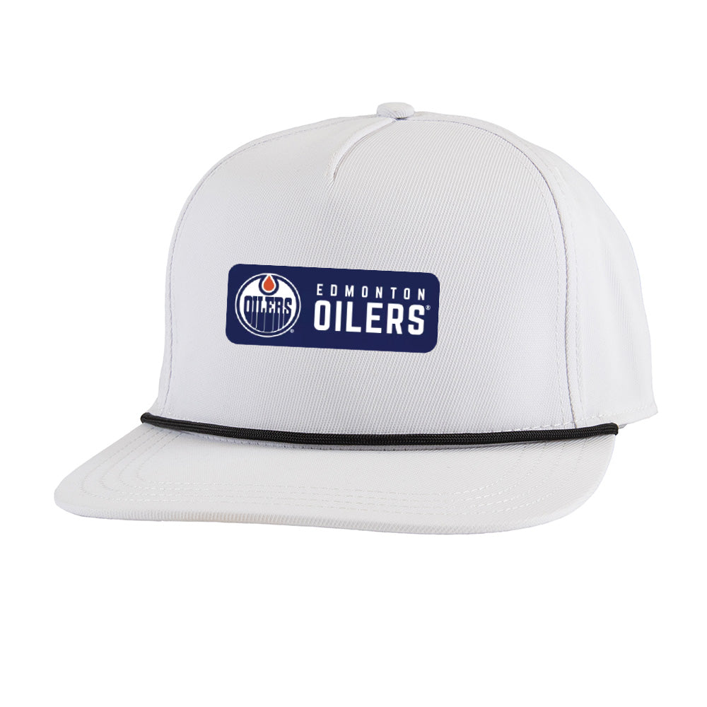Edmonton Oilers Levelwear "The Dude" White Snapback Hat