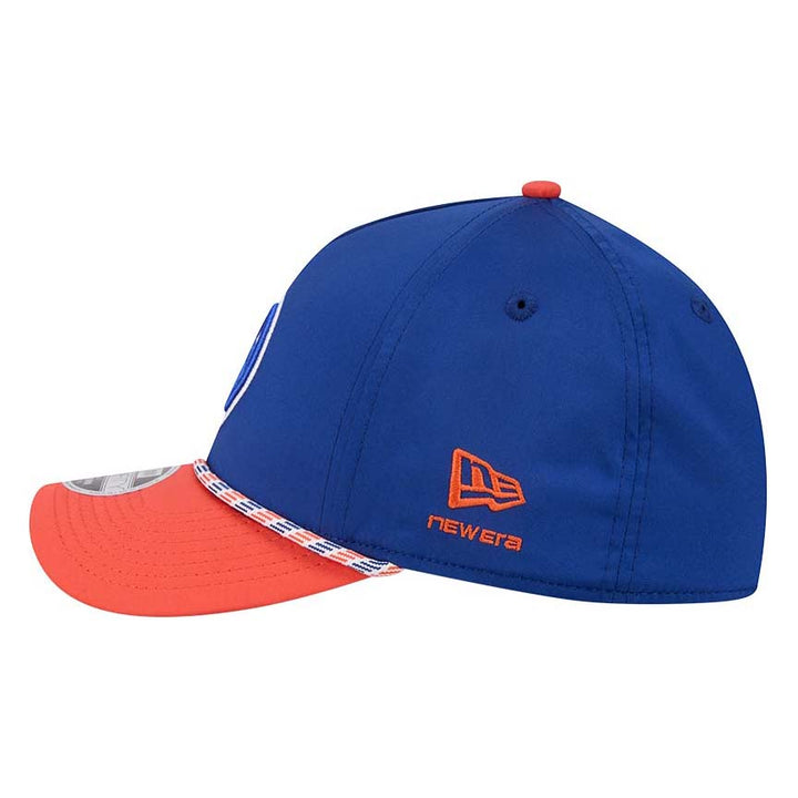 Edmonton Oilers Toddler-Kids New Era Blue & Orange Rope 39THIRTY M-Crown Flex Hat