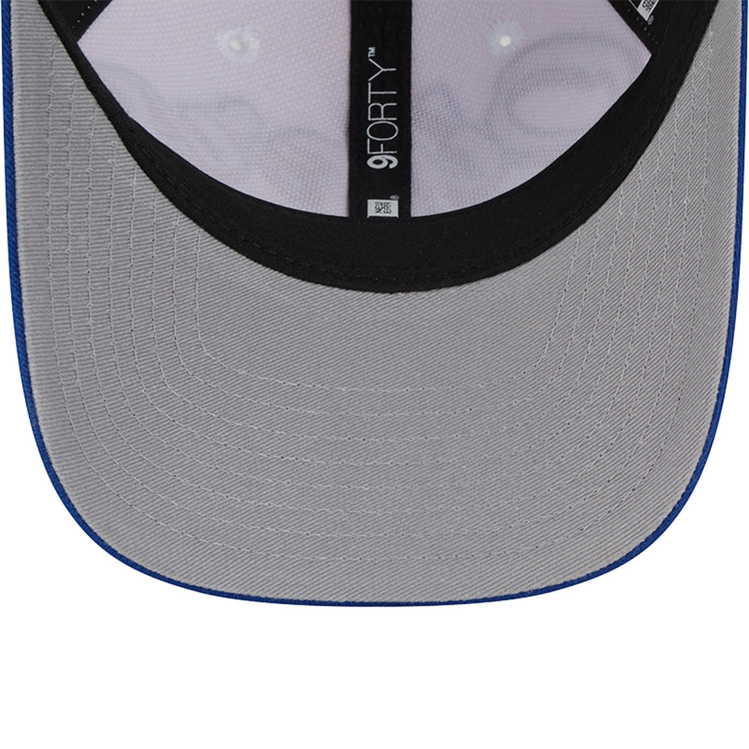 Edmonton Oilers Toddler New Era White & Blue Team Loyal 9FORTY M-Crown Adjustable Hat