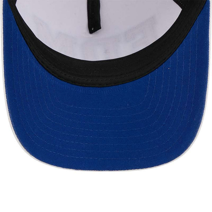 Edmonton Oilers Toddler New Era White & Blue Winner 9FORTY M-Crown Adjustable Hat
