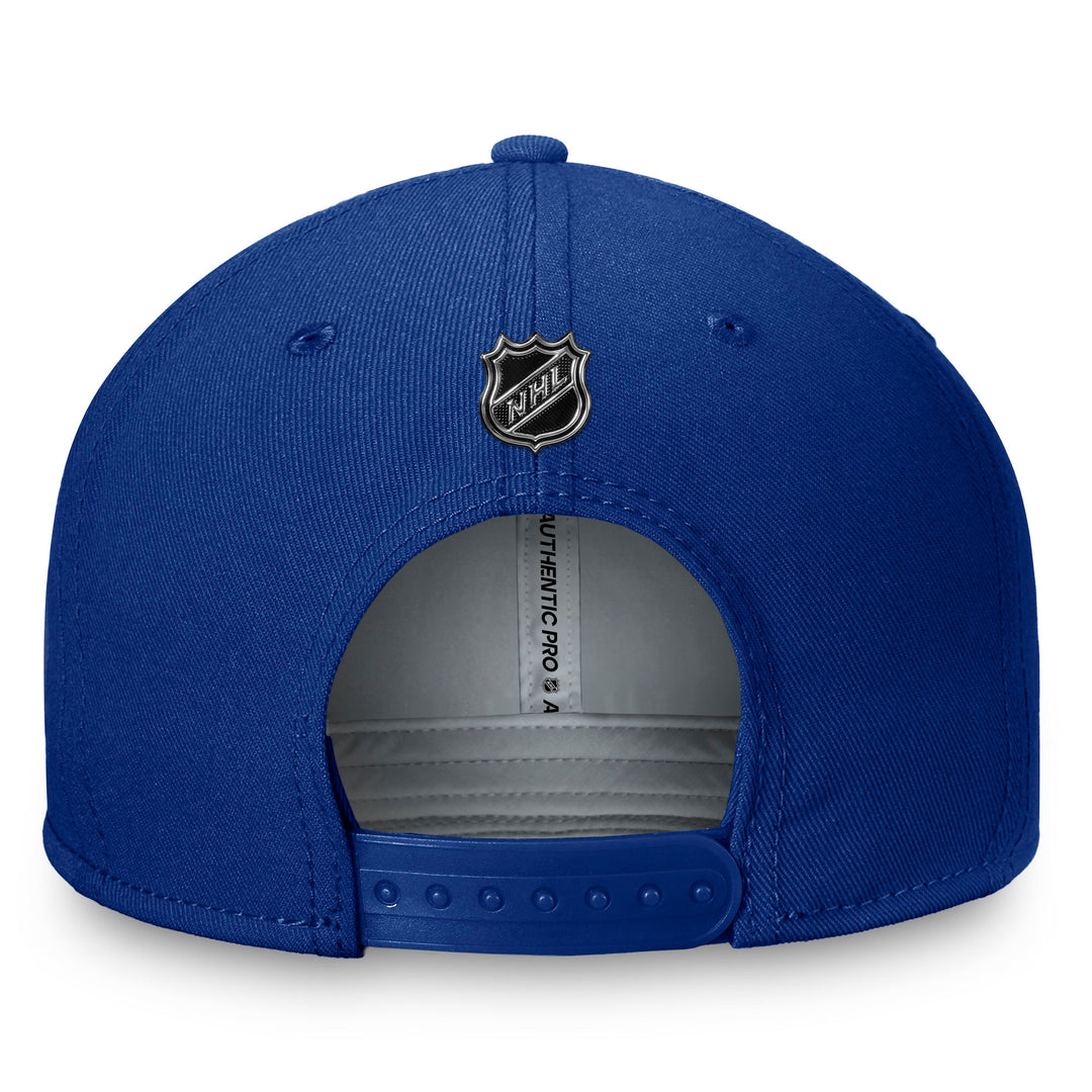 Edmonton Oilers Fanatics Blue 2023 NHL Training Camp Pro Snapback Hat