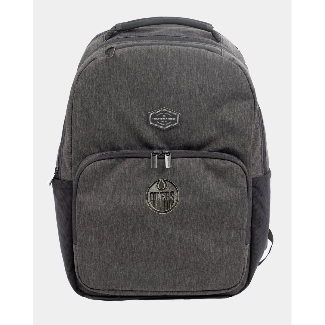 Edmonton Oilers TravisMathew Heather Grey Steadypack Backpack