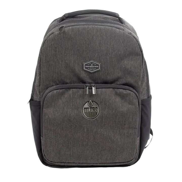 Edmonton Oilers TravisMathew Heather Grey Steadypack Backpack