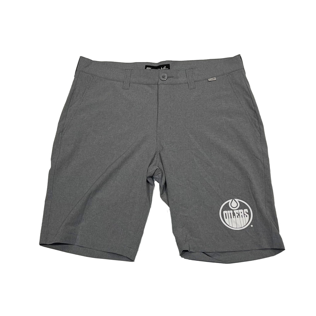 Edmonton Oilers TravisMathew Beck Light Grey Shorts