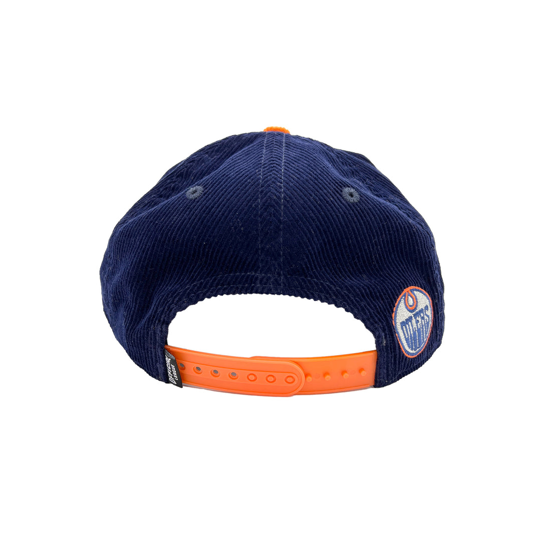 Edmonton Oilers Official League Corduroy Tricolor Snapback Hat