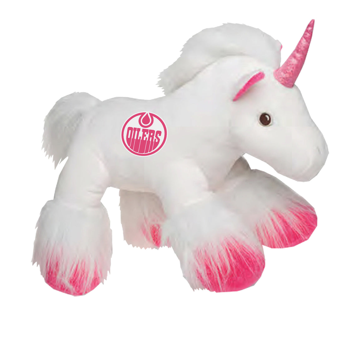 Edmonton Oilers Unicorn Plushie Toy