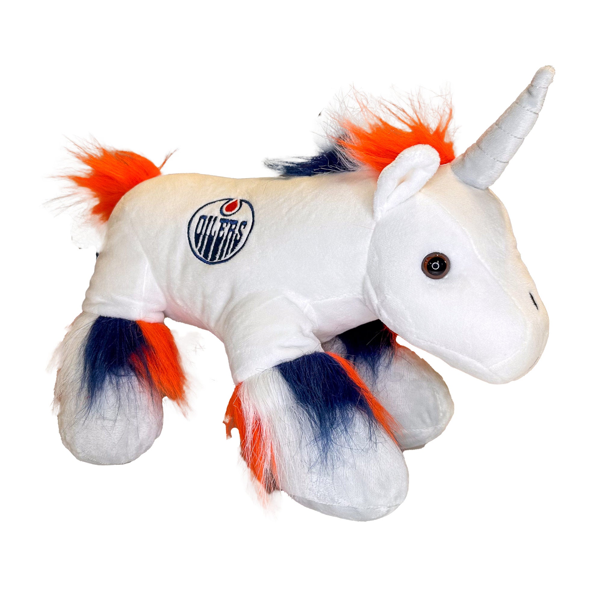 Edmonton Oilers Fuzzy Unicorn Plushie Toy