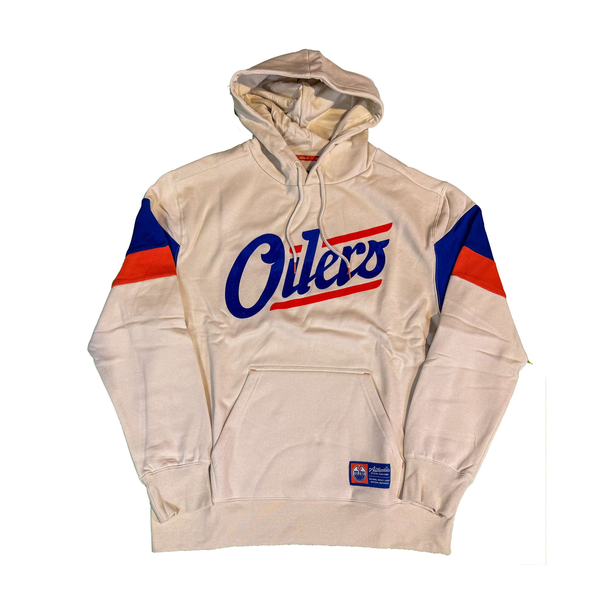 Edmonton Oilers Unisex Authentics Alternate Logo Cream Color Blocked H ...