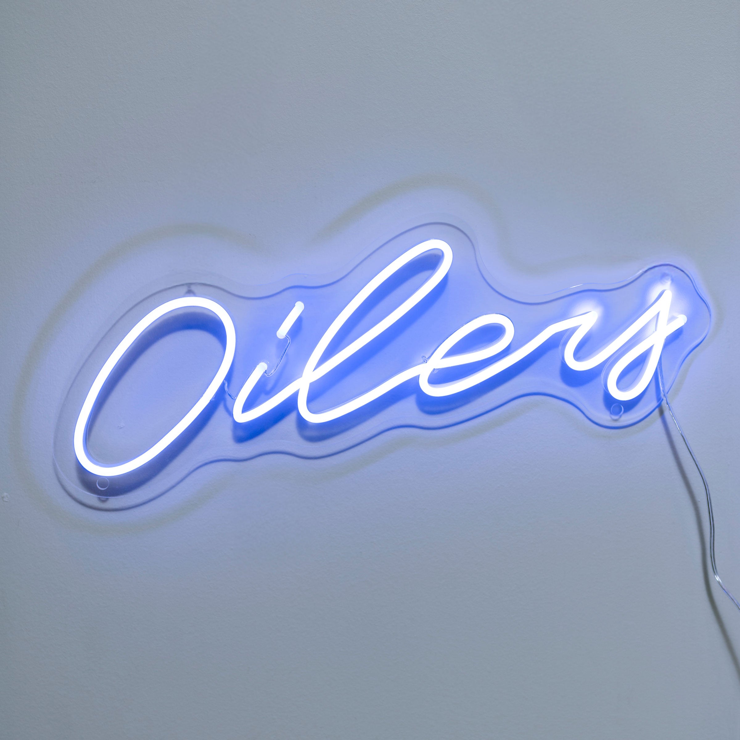 Edmonton Script Edmonton Oilers Urban Now Script Neon 17