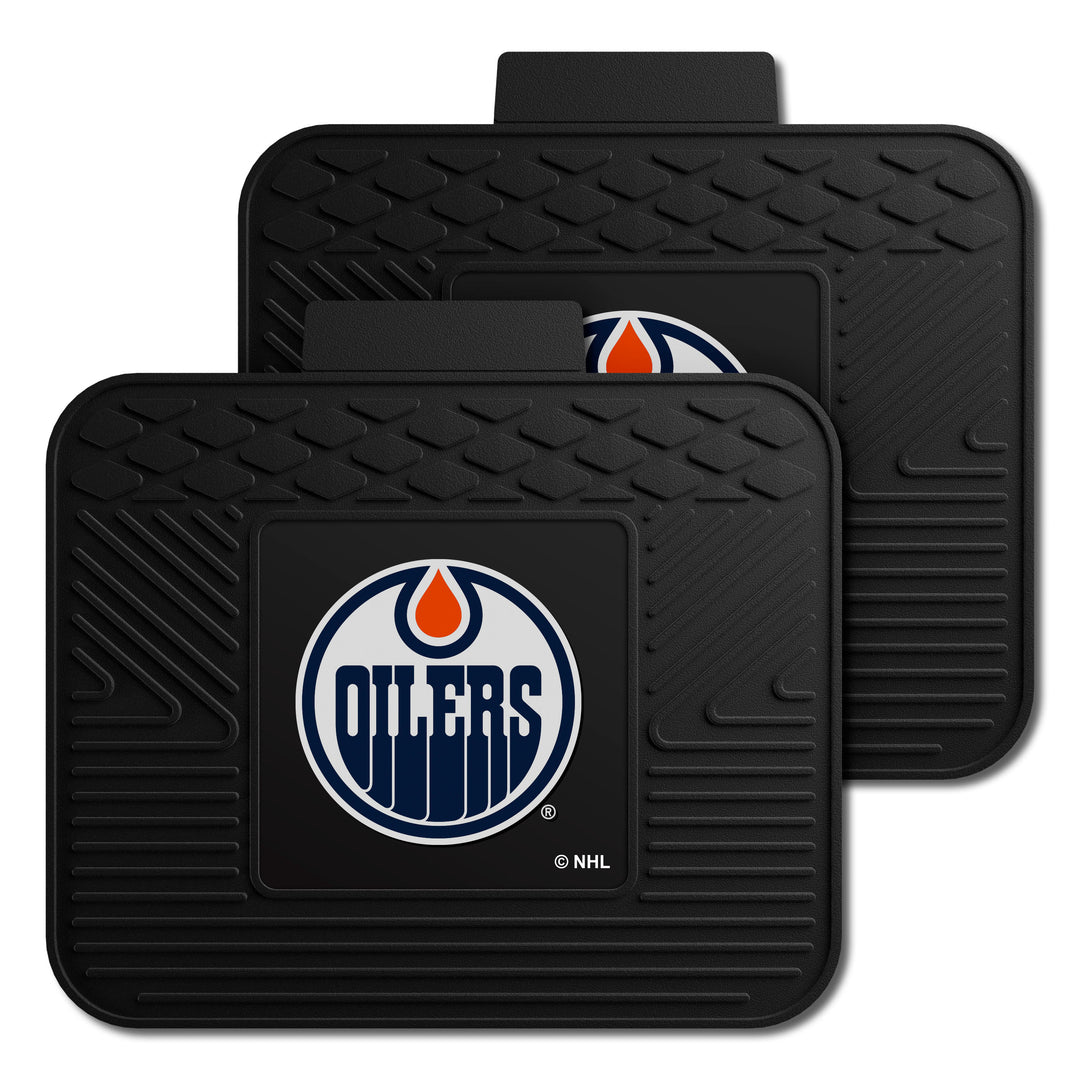 Edmonton Oilers Vinyl Car/Utility Mat 2-Pack Set