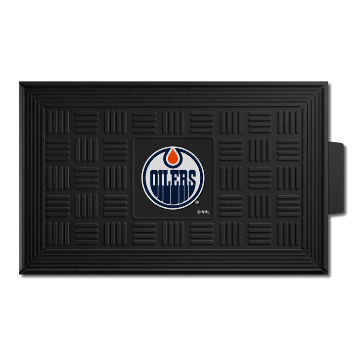 Edmonton Oilers Vinyl Medallion 19.5" x 31.25" Door Mat