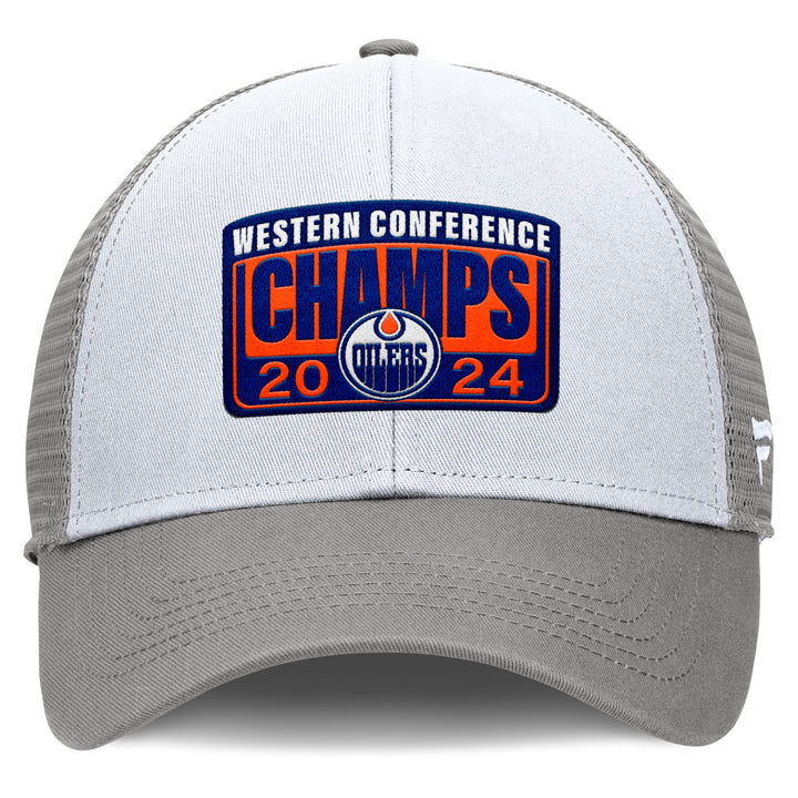 Edmonton Oilers 2024 Stanley Cup Playoffs Western Conference Champs Snapback Hat