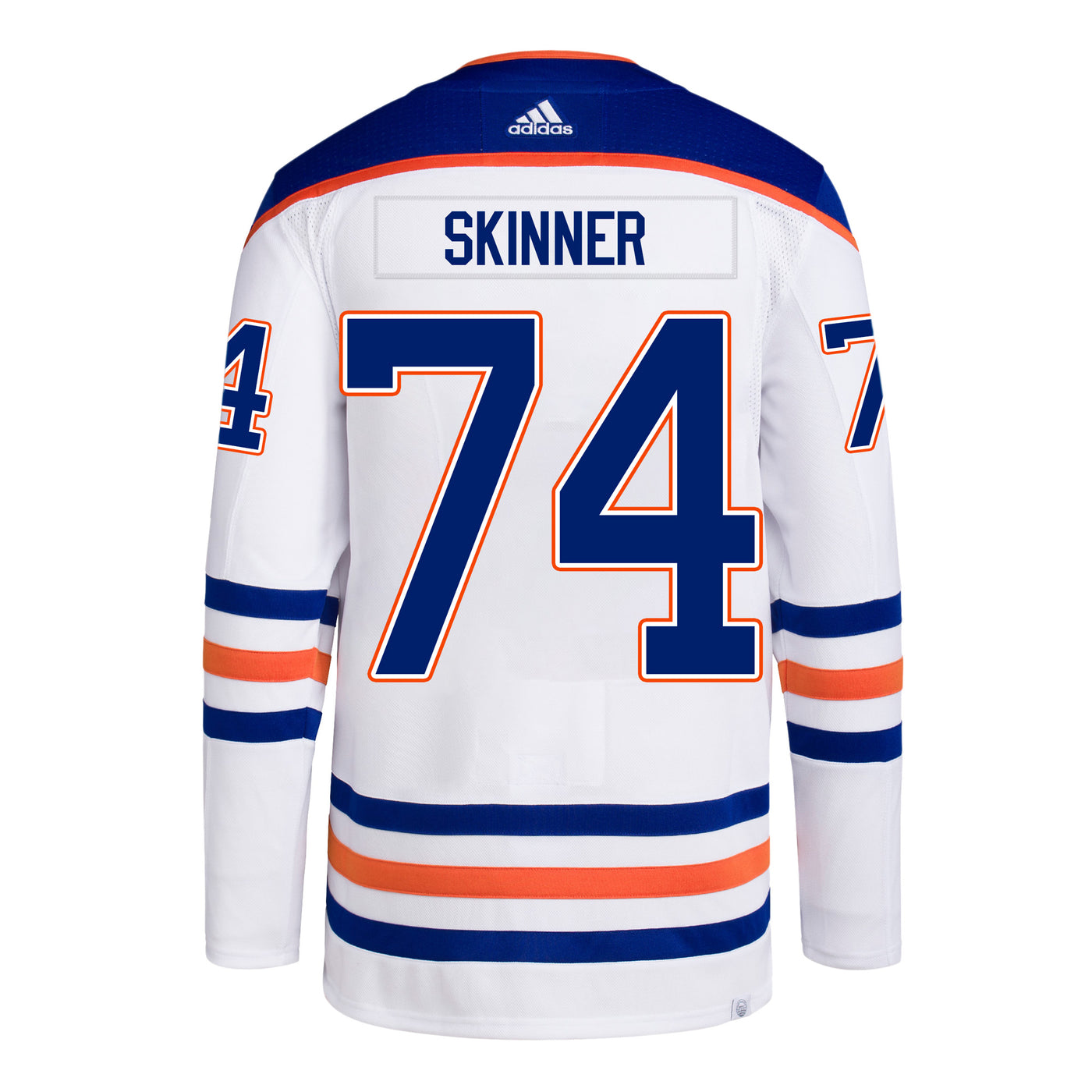 Stuart Skinner Edmonton Oilers adidas Primegreen Authentic White Away Jersey
