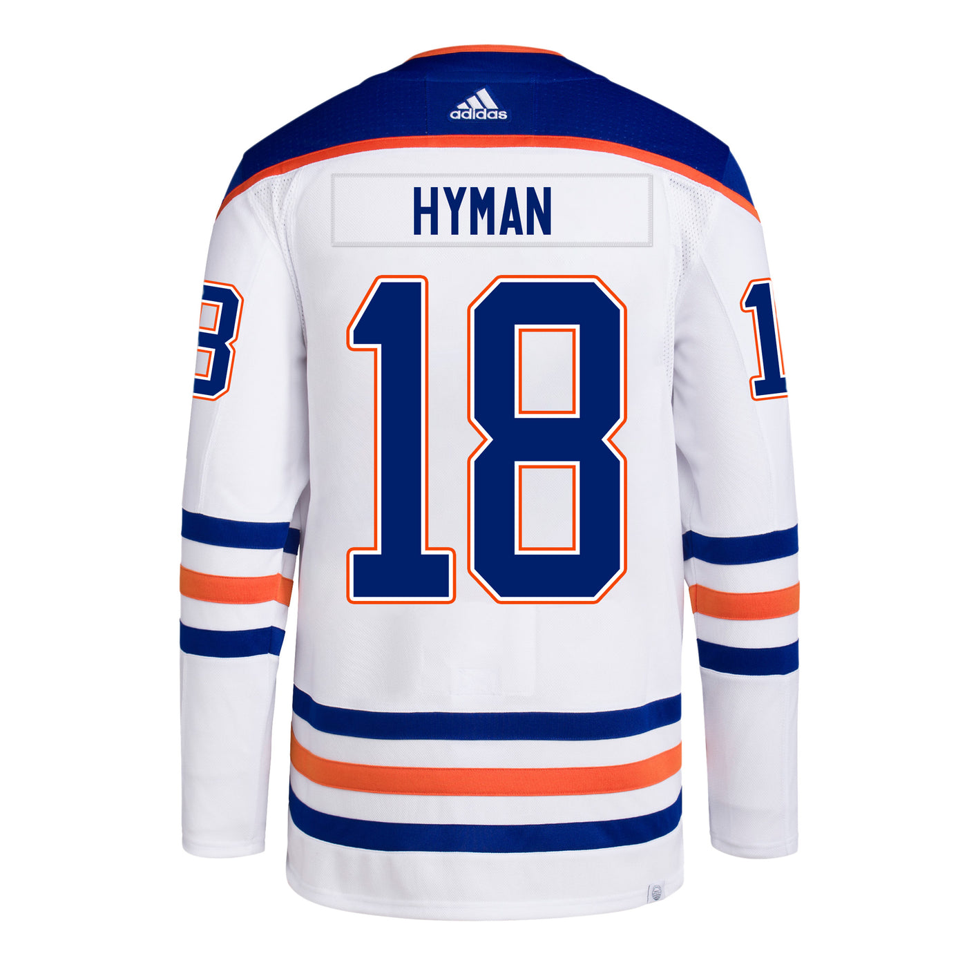 Zach Hyman Edmonton Oilers adidas Primegreen Authentic White Away Jersey