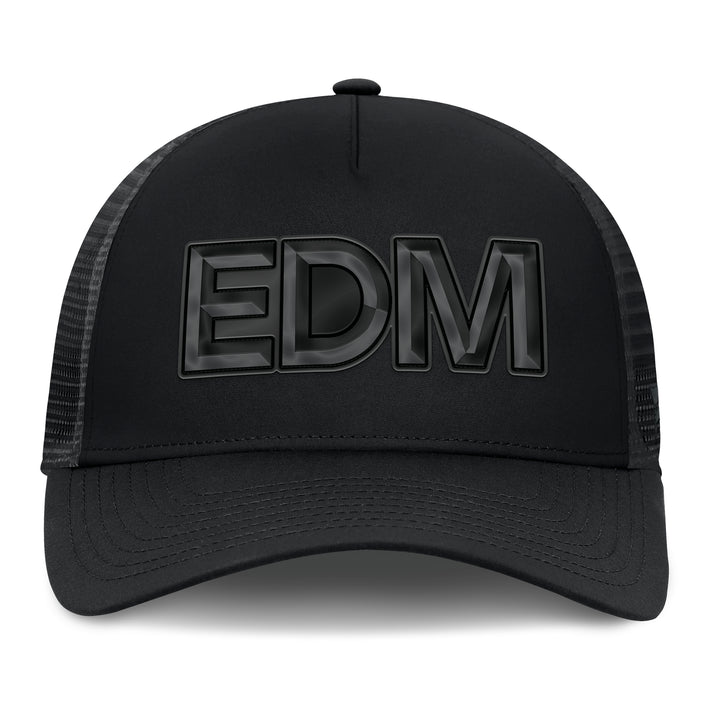 Edmonton Oilers Women's Fanatics Black 2025-26 Authentic Pro Road 8 Mesh Snapback Hat