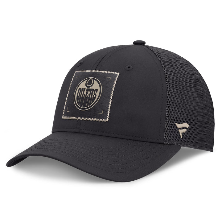 Edmonton Oilers Women's Fanatics Grey 2026-27 Authentic Pro Road Mesh Snapback Hat