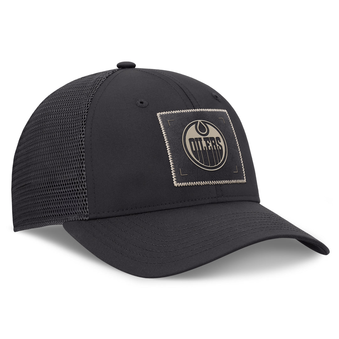 Edmonton Oilers Women's Fanatics Grey 2026-27 Authentic Pro Road Mesh Snapback Hat