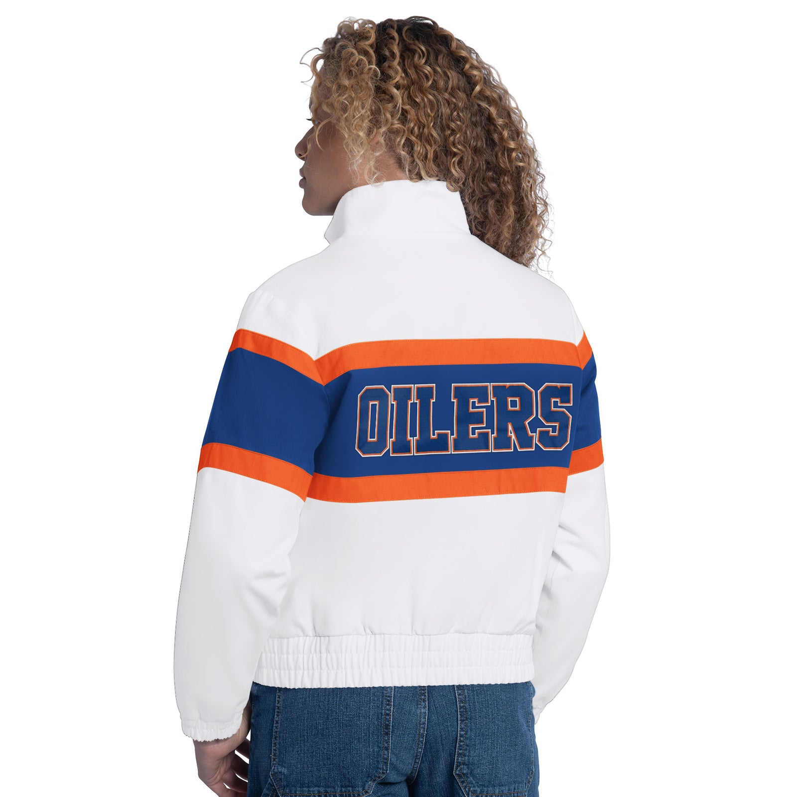 Edmonton Oilers Women's G-III Iconic Game White Jacket