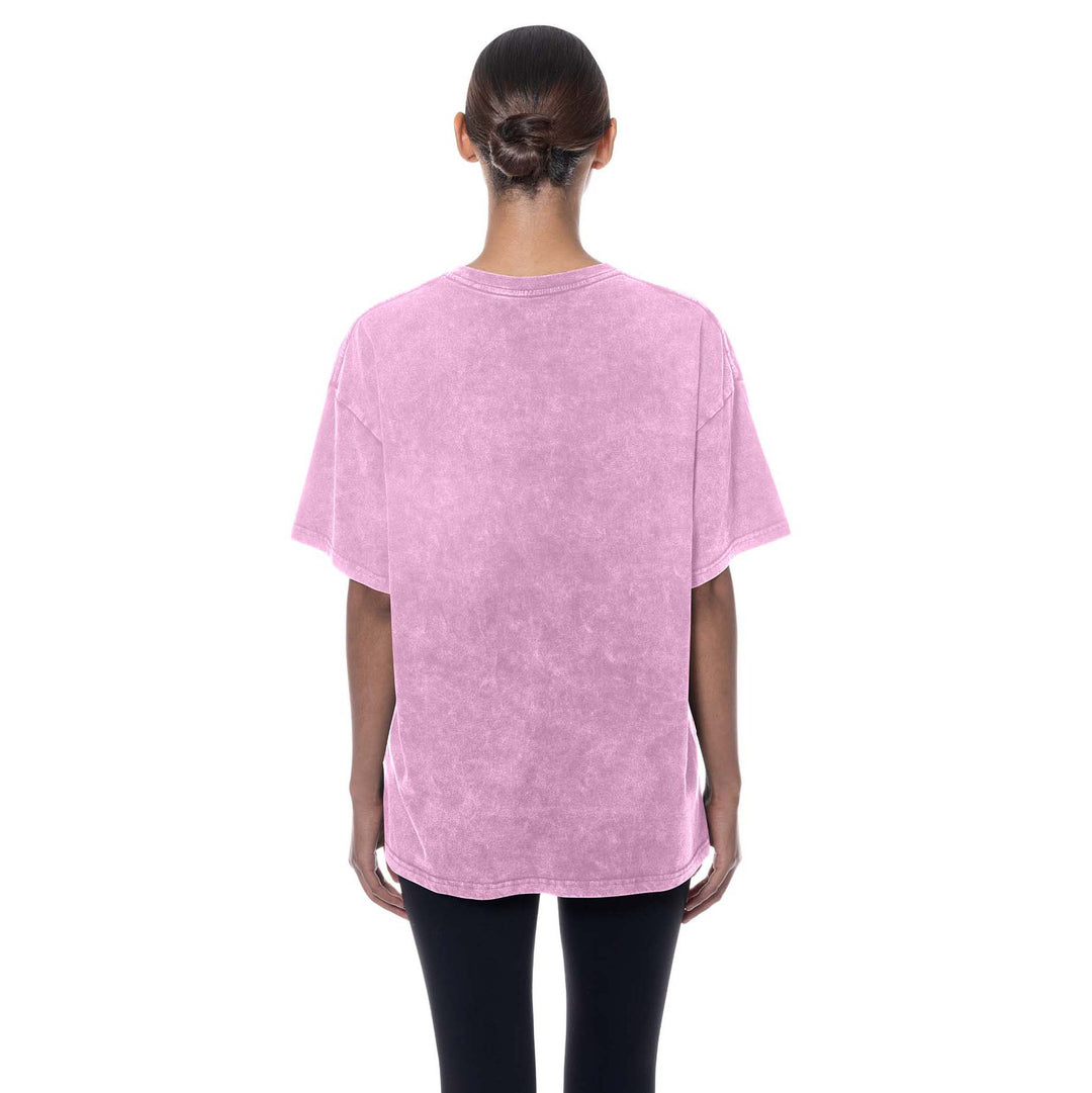 Edmonton Oilers Women's New Era Oversized Boxy Pink T-Shirt