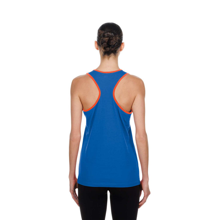 Edmonton Oilers Women's New Era Sequin Blue Tank Top
