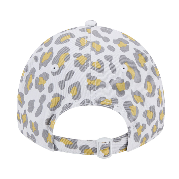 Edmonton Oilers Women's New Era White & Black Active Animal Print 9TWENTY Adjustable Hat