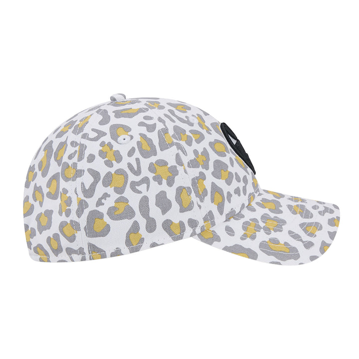 Edmonton Oilers Women's New Era White & Black Active Animal Print 9TWENTY Adjustable Hat
