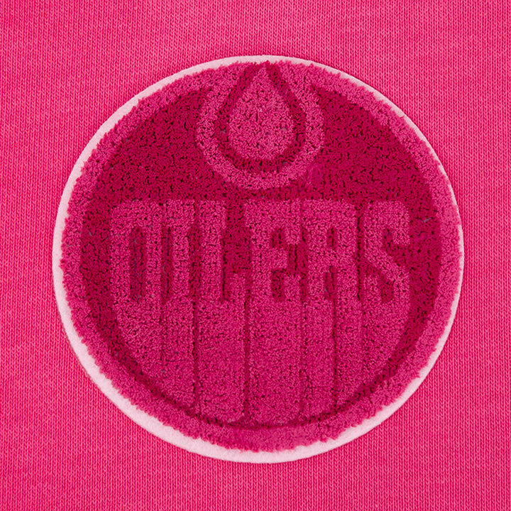 Edmonton Oilers Women's Pro Standard Triple Pink Boxy Cropped Hoodie